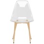 Sillas de comedor 4 unidades transparente PET de vidaXL, Sillas de comedor - Ref: Foro24-338063, Precio: 150,16 €, Descuento: %