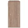 Estantería madera de ingeniería gris sonoma roble 60x27,5x88 cm de vidaXL, Librerías y estanterías - Ref: Foro24-338170, Prec...