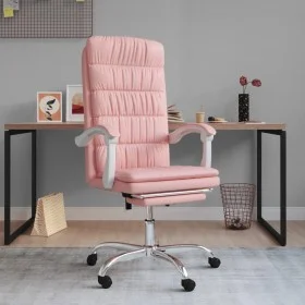 Silla de oficina reclinable cuero sintético rosa de vidaXL, Sillas de oficina - Ref: Foro24-349657, Precio: 112,97 €, Descuen...