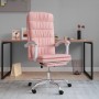 Silla de oficina reclinable cuero sintético rosa de vidaXL, Sillas de oficina - Ref: Foro24-349657, Precio: 118,58 €, Descuen...