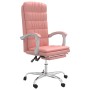 Silla de oficina reclinable cuero sintético rosa de vidaXL, Sillas de oficina - Ref: Foro24-349657, Precio: 118,58 €, Descuen...