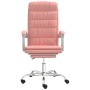 Silla de oficina reclinable cuero sintético rosa de vidaXL, Sillas de oficina - Ref: Foro24-349657, Precio: 118,58 €, Descuen...