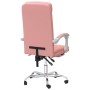 Silla de oficina reclinable cuero sintético rosa de vidaXL, Sillas de oficina - Ref: Foro24-349657, Precio: 118,58 €, Descuen...
