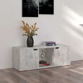 Mueble de TV madera de ingeniería hormigón 88,5x27,5x30,5 cm de vidaXL, Muebles TV - Ref: Foro24-338175, Precio: 50,05 €, Des...