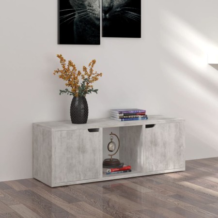 Mueble de TV madera de ingeniería hormigón 88,5x27,5x30,5 cm de vidaXL, Muebles TV - Ref: Foro24-338175, Precio: 50,82 €, Des...
