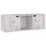 Mueble de TV madera de ingeniería hormigón 88,5x27,5x30,5 cm de vidaXL, Muebles TV - Ref: Foro24-338175, Precio: 50,82 €, Des...