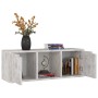 Mueble de TV madera de ingeniería hormigón 88,5x27,5x30,5 cm de vidaXL, Muebles TV - Ref: Foro24-338175, Precio: 50,82 €, Des...