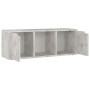 Mueble de TV madera de ingeniería hormigón 88,5x27,5x30,5 cm de vidaXL, Muebles TV - Ref: Foro24-338175, Precio: 50,82 €, Des...