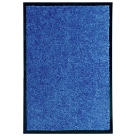 Felpudo lavable azul 40x60 cm de vidaXL, Felpudos - Ref: Foro24-323439, Precio: 22,45 €, Descuento: %