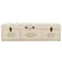 Solid fir wood and fabric storage bench 110 cm by vidaXL, Benches for halls and storage - Ref: Foro24-339296, Price: 188,69 €...