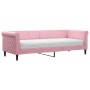 Sofá cama con colchón terciopelo rosa 80x200 cm de vidaXL, Camas y somieres - Ref: Foro24-3197743, Precio: 318,16 €, Descuent...