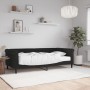 Sofá cama con colchón terciopelo negro 90x190 cm de vidaXL, Camas y somieres - Ref: Foro24-3197762, Precio: 309,35 €, Descuen...