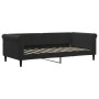 Sofá cama con colchón terciopelo negro 90x190 cm de vidaXL, Camas y somieres - Ref: Foro24-3197762, Precio: 309,35 €, Descuen...