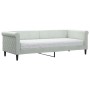 Sofá cama con colchón terciopelo gris claro 80x200 cm de vidaXL, Camas y somieres - Ref: Foro24-3197740, Precio: 313,33 €, De...