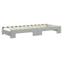 Sofá cama nido con colchón terciopelo gris claro 80x200 cm de vidaXL, Camas y somieres - Ref: Foro24-3197788, Precio: 420,02 ...