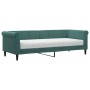 Sofá cama con colchón terciopelo verde oscuro 80x200 cm de vidaXL, Camas y somieres - Ref: Foro24-3197742, Precio: 320,27 €, ...