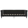 Sofá cama con colchón terciopelo negro 80x200 cm de vidaXL, Camas y somieres - Ref: Foro24-3197744, Precio: 317,54 €, Descuen...