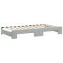Sofá cama nido con colchón terciopelo gris claro 100x200 cm de vidaXL, Camas y somieres - Ref: Foro24-3197802, Precio: 438,88...