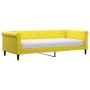 Sofá cama con colchón terciopelo amarillo 90x200 cm de vidaXL, Camas y somieres - Ref: Foro24-3197752, Precio: 310,05 €, Desc...