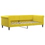 Sofá cama con colchón terciopelo amarillo 90x200 cm de vidaXL, Camas y somieres - Ref: Foro24-3197752, Precio: 310,05 €, Desc...