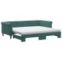 Sofá cama nido con colchón terciopelo verde oscuro 90x200 cm de vidaXL, Camas y somieres - Ref: Foro24-3197797, Precio: 444,1...
