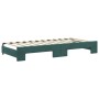 Sofá cama nido con colchón terciopelo verde oscuro 90x200 cm de vidaXL, Camas y somieres - Ref: Foro24-3197797, Precio: 444,1...