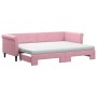 Sofá cama nido con colchón terciopelo rosa 80x200 cm de vidaXL, Camas y somieres - Ref: Foro24-3197791, Precio: 427,21 €, Des...