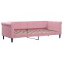 Sofá cama nido con colchón terciopelo rosa 80x200 cm de vidaXL, Camas y somieres - Ref: Foro24-3197791, Precio: 427,21 €, Des...
