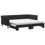 Sofá cama nido con colchón terciopelo negro 90x190 cm de vidaXL, Camas y somieres - Ref: Foro24-3197810, Precio: 413,31 €, De...