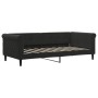 Sofá cama nido con colchón terciopelo negro 90x190 cm de vidaXL, Camas y somieres - Ref: Foro24-3197810, Precio: 413,31 €, De...