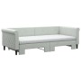 Sofá cama nido con colchón terciopelo gris claro 90x200 cm de vidaXL, Camas y somieres - Ref: Foro24-3197795, Precio: 442,47 ...