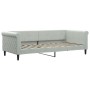 Sofá cama nido con colchón terciopelo gris claro 90x200 cm de vidaXL, Camas y somieres - Ref: Foro24-3197795, Precio: 442,47 ...
