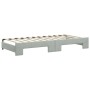 Sofá cama nido con colchón terciopelo gris claro 90x200 cm de vidaXL, Camas y somieres - Ref: Foro24-3197795, Precio: 442,47 ...