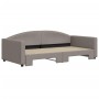 Sofá cama nido tela gris taupe 100x200 cm de vidaXL, Camas y somieres - Ref: Foro24-3197196, Precio: 266,87 €, Descuento: %