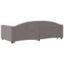 Sofá cama nido tela gris taupe 100x200 cm de vidaXL, Camas y somieres - Ref: Foro24-3197196, Precio: 266,87 €, Descuento: %