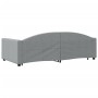 Sofá cama nido tela gris claro 100x200 cm de vidaXL, Camas y somieres - Ref: Foro24-3197193, Precio: 259,44 €, Descuento: %