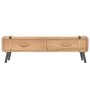 Mueble de TV madera maciza de abeto 110x33x35 cm de vidaXL, Muebles TV - Ref: Foro24-339299, Precio: 104,68 €, Descuento: %