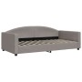 Sofá cama nido con colchón tela gris taupe 100x200 cm de vidaXL, Camas y somieres - Ref: Foro24-3197214, Precio: 439,86 €, De...