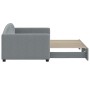 Sofá cama nido tela gris claro 90x190 cm de vidaXL, Camas y somieres - Ref: Foro24-3197198, Precio: 242,29 €, Descuento: %