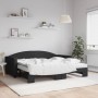Sofá cama nido con colchón tela negro 90x190 cm de vidaXL, Camas y somieres - Ref: Foro24-3197218, Precio: 412,54 €, Descuent...