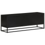 Mueble de TV madera maciza de mango y hierro 110x30x40 cm de vidaXL, Muebles TV - Ref: Foro24-353889, Precio: 237,28 €, Descu...