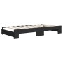 Sofá cama nido con colchón tela negro 90x190 cm de vidaXL, Camas y somieres - Ref: Foro24-3197218, Precio: 412,54 €, Descuent...