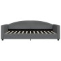 Sofá cama con colchón tela gris oscuro 100x200 cm de vidaXL, Camas y somieres - Ref: Foro24-3197176, Precio: 340,01 €, Descue...