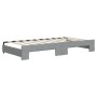 Sofá cama nido con colchón tela gris claro 90x190 cm de vidaXL, Camas y somieres - Ref: Foro24-3197216, Precio: 407,90 €, Des...