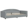 Sofá cama nido con colchón tela gris claro 100x200 cm de vidaXL, Camas y somieres - Ref: Foro24-3197211, Precio: 429,50 €, De...