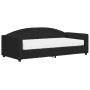 Sofá cama con colchón tela negro 90x190 cm de vidaXL, Camas y somieres - Ref: Foro24-3197182, Precio: 308,78 €, Descuento: %