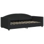 Sofá cama con colchón tela negro 90x190 cm de vidaXL, Camas y somieres - Ref: Foro24-3197182, Precio: 308,78 €, Descuento: %
