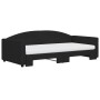 Sofá cama nido con colchón tela negro 100x200 cm de vidaXL, Camas y somieres - Ref: Foro24-3197213, Precio: 438,03 €, Descuen...