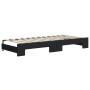 Sofá cama nido con colchón tela negro 100x200 cm de vidaXL, Camas y somieres - Ref: Foro24-3197213, Precio: 438,03 €, Descuen...