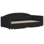 Sofá cama nido con cajones tela negro 90x190 cm de vidaXL, Camas y somieres - Ref: Foro24-3197236, Precio: 284,64 €, Descuent...